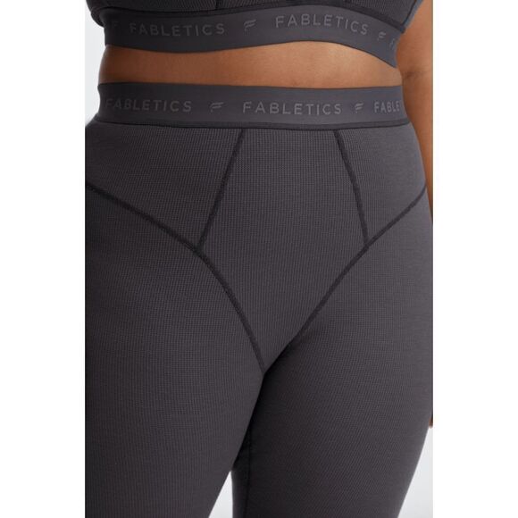 NWT Fabletics Waffle High-Waisted Legging - Picture 4 of 4